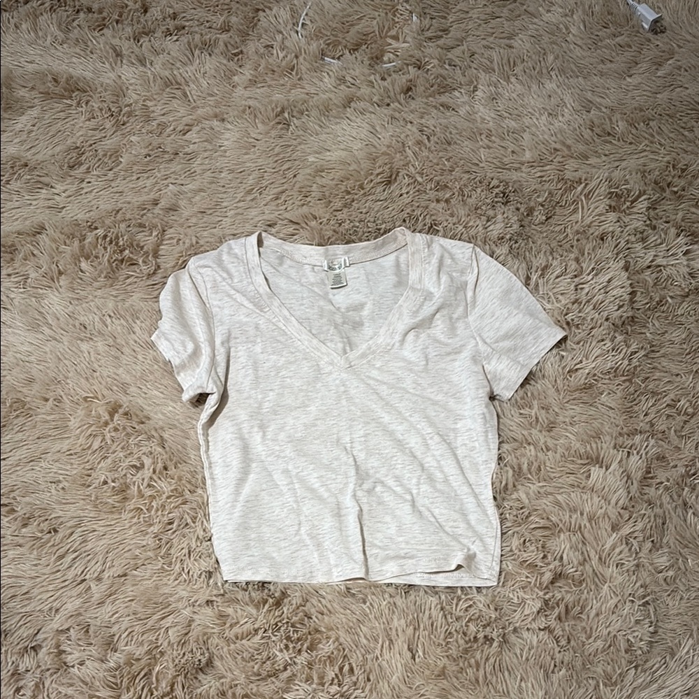Bozzolo Cream Short Sleeve Tee